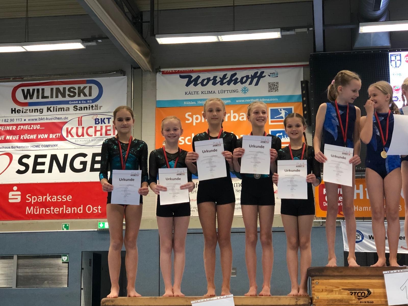 Gaujugendmannschaftswettkampf 2025 D Klasse Treppchen